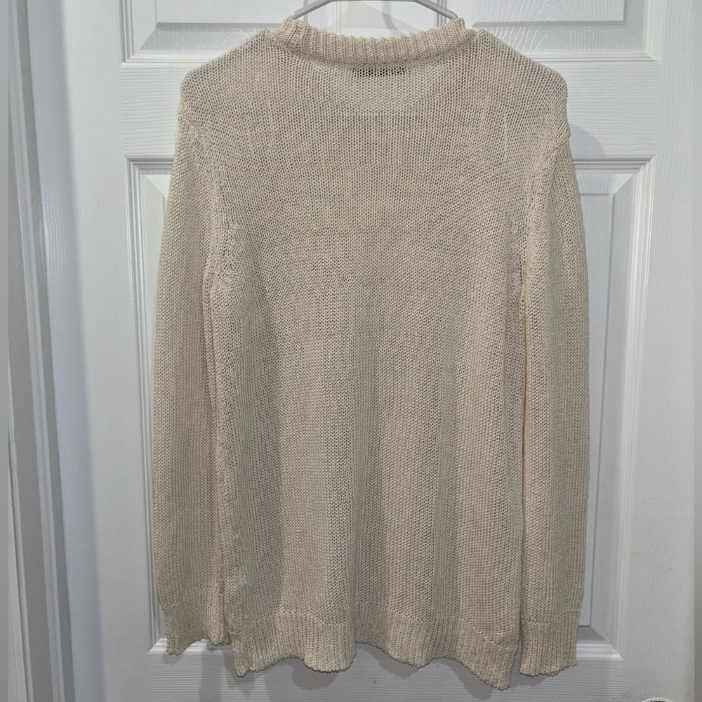 ZARA Cream Sweater SZ S​​​​​​ - Picture 5 of 6